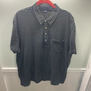 Polo by Ralph Lauren Black and White Striped Shirt